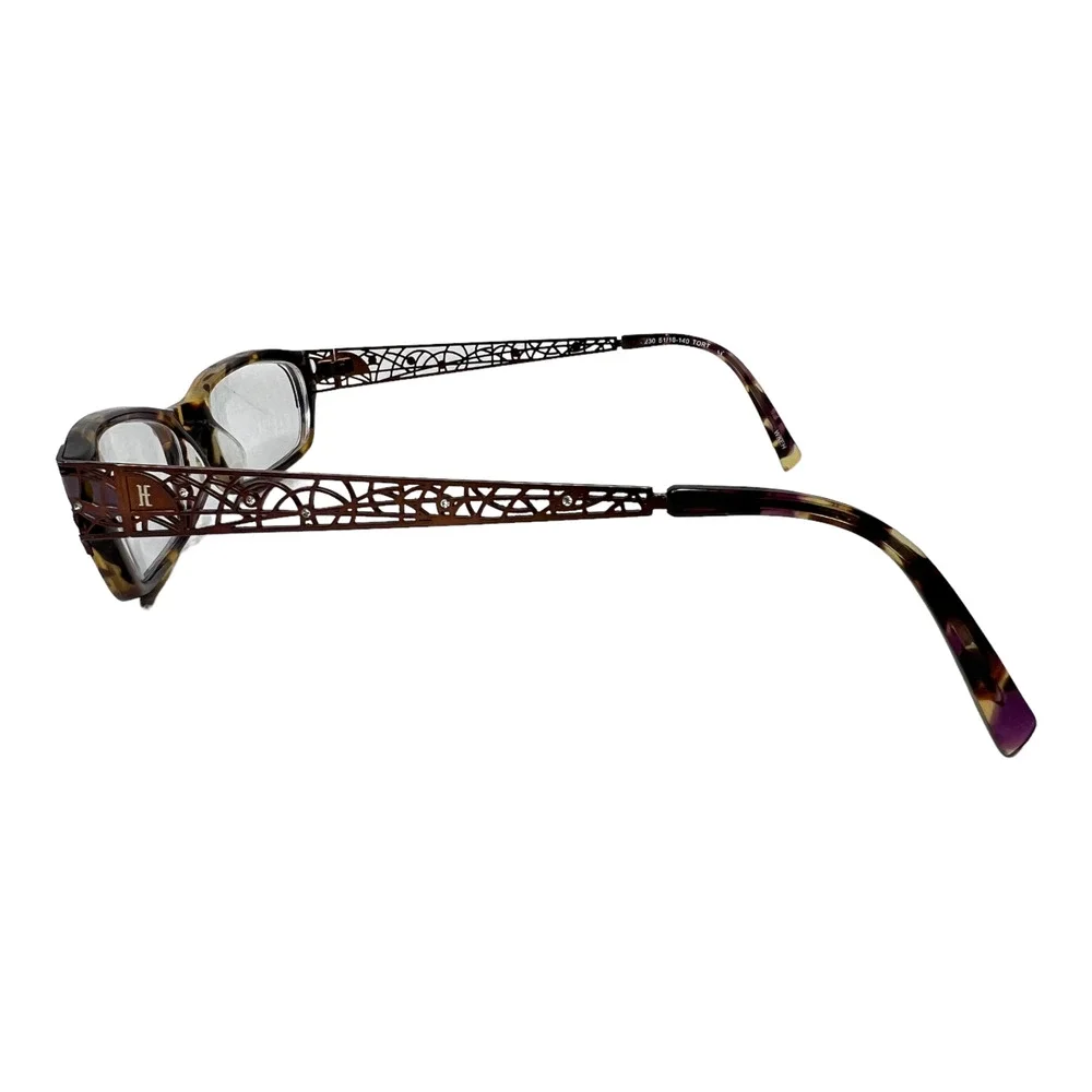 HELIUM Paris Brown Tortoise 4230 Womens Eyeglasses‎ Frame 51-18-140 H3614